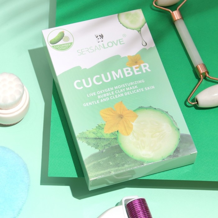 Кислородная пузырьковая маска для лица &laquo;Огурец&raquo; 110 г