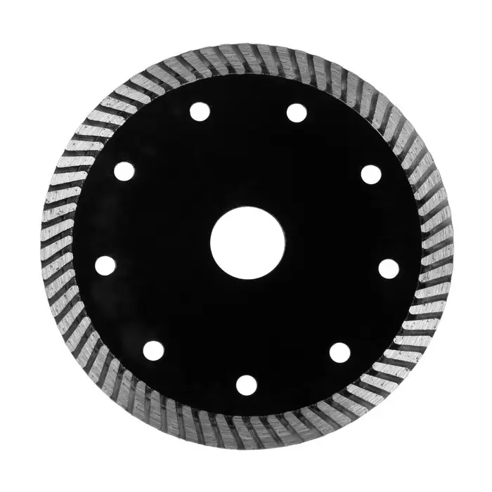 Диск алмазный отрезной ТУНДРА ПРОФИ, повышенный ресурс, TURBO, сухой рез, 125&times;22 мм