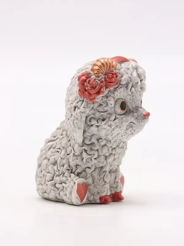 Фигурка декоративная &laquo;Барашек сидит&raquo;, 7&times;5&times;5 см, серая