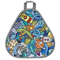 Ледянка мягкая Space, треугольная, цвет МИКС