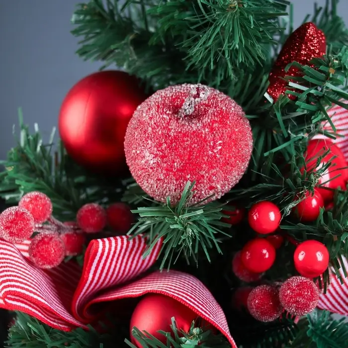 Ёлка декор Ёлка декор "Снежное яблочко" 59х26 см