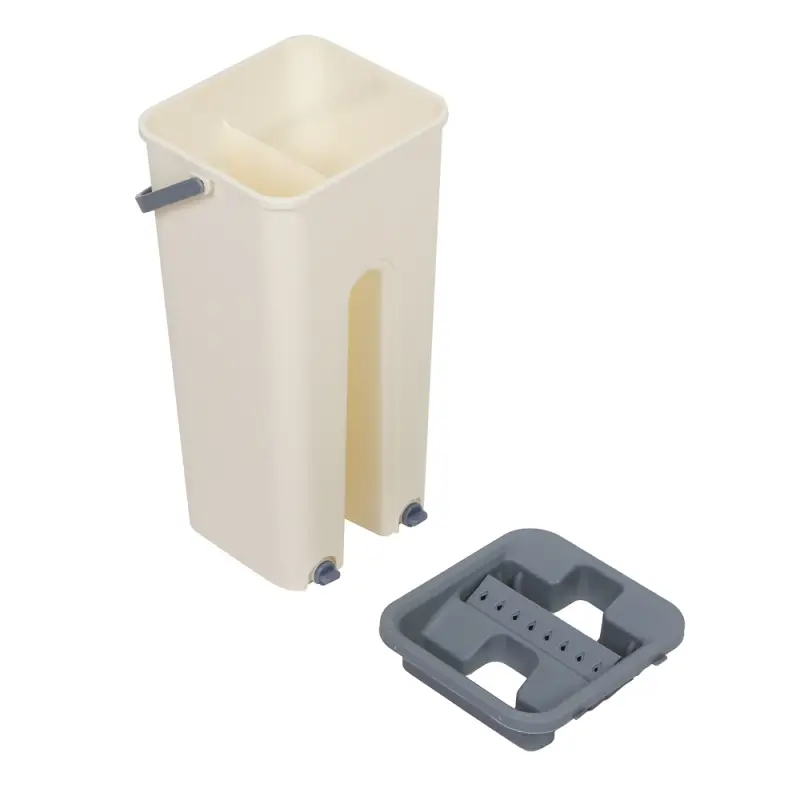 Набор для уборки с отжимом и сменной насадкой тм VETTA, доп.насадка, ведро 5л, пластик, металл