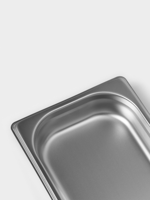 Гастроемкость 1/3x40 мм, 325x176x40 мм, толщина 0,8 мм Гастроемкость 1/3x40 мм, 325x176x40 мм, толщина 0,8 мм