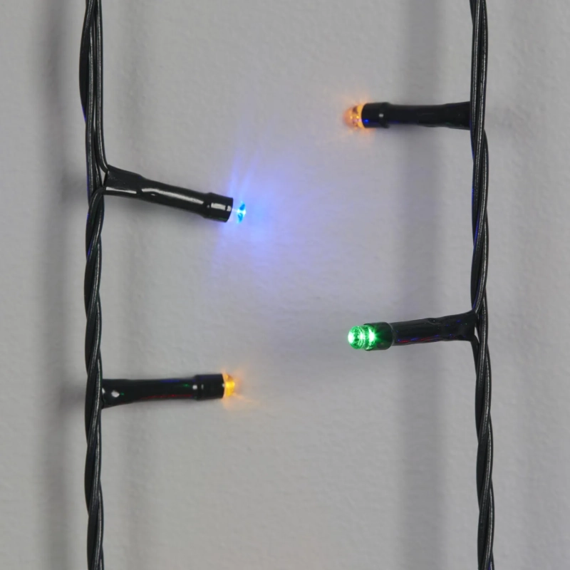 Гирлянда светодиодная 200 ламп, 9м, мультик, зел пров IP20 SW-XMAXIn-0010