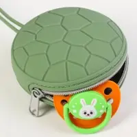 Контейнер для хранения и стерилизации сосок и пустышек, силиконовый, зеленый