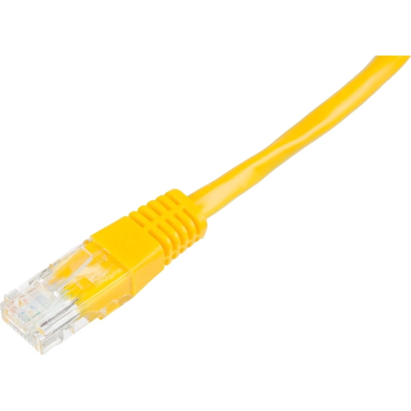 Патч-корд BigTech OPCC021 UTP CCA кат.5e/2м/литой/многожильный (желтый)