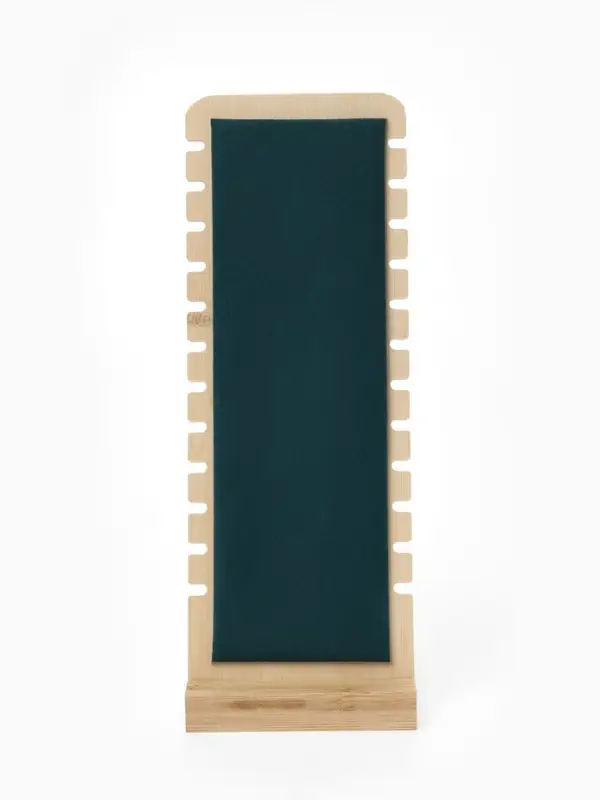 Подставка под цепочки QF, на 12 мест, 10&times;10&times;26, зелёная