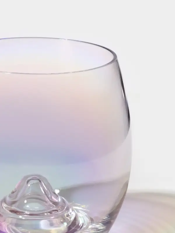 Стакан &laquo;Капля&raquo;, 400 мл, стекло, перламутровый