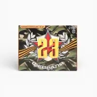Чай подарочный &laquo;23 февраля&raquo;, 54 г (30 пакетиков &times; 1.8 г).