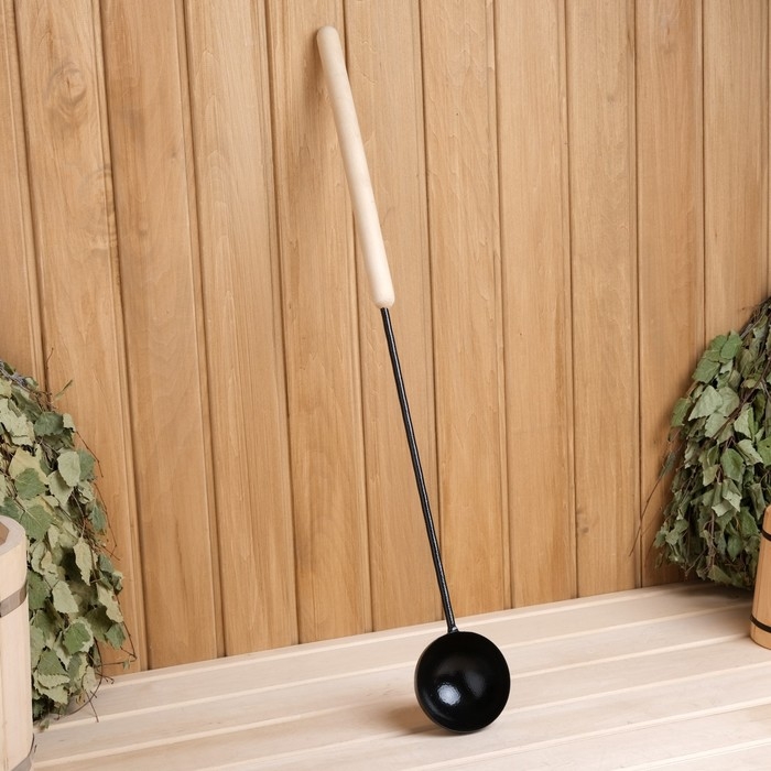 Ковш металлический с деревянной ручкой, 0, 25 л Ковш металлический с деревянной ручкой, 0, 25 л