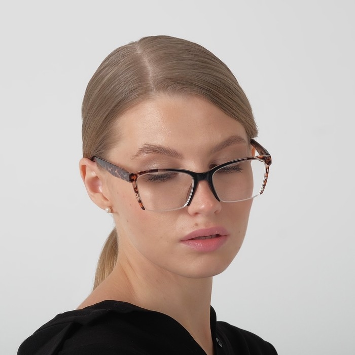 Готовые очки Восток 6636, цвет коричневый, отгибающаяся дужка, +2,75 Готовые очки Восток 6636, цвет коричневый, отгибающаяся дужка, +2,75