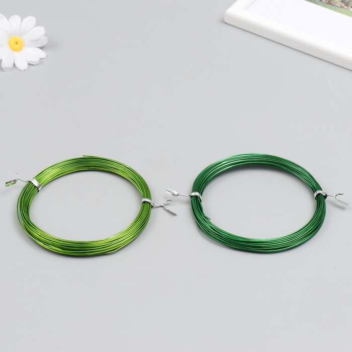 Проволока для творчества d 1мм, зеленый рул.10 м МИКС Проволока для творчества d 1мм, зеленый рул.10 м МИКС