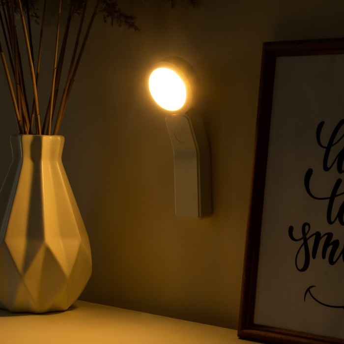 Светильник "Тренти" LED 3Вт USB белый 2х6,5х19 см