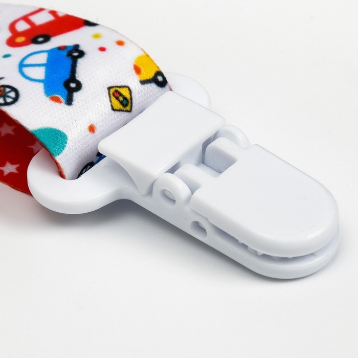 Держатель для соски - пустышки «Транспорт», на ленте Держатель для соски - пустышки «Транспорт», на ленте