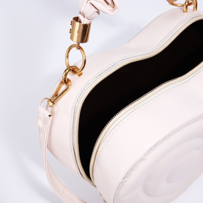 Сумка кросс-боди на молнии, цвет белый Сумка кросс-боди на молнии, цвет белый