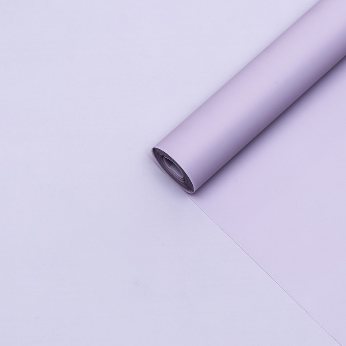 Пленка матовая,  Пленка матовая, "PASTEL",  Лаванда 0,59 х 7 м 180гр