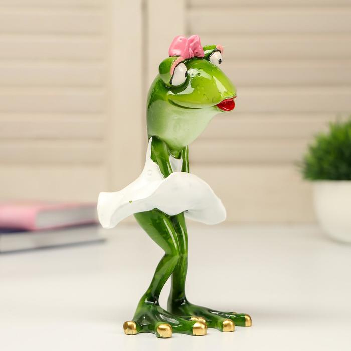 Сувенир полистоун лак Сувенир полистоун лак "Лягушка Монро" 16,5х8,2х9,5 см