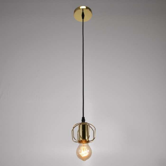 Светильник BayerLux 1393/1GD E27 40Вт золото 9х9х8 см