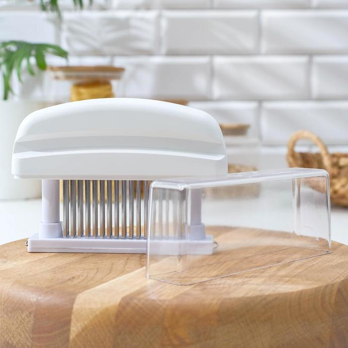 Тендерайзер для мяса «Нилла», 15×11×4 см, цвет МИКС Тендерайзер для мяса «Нилла», 15×11×4 см, цвет МИКС