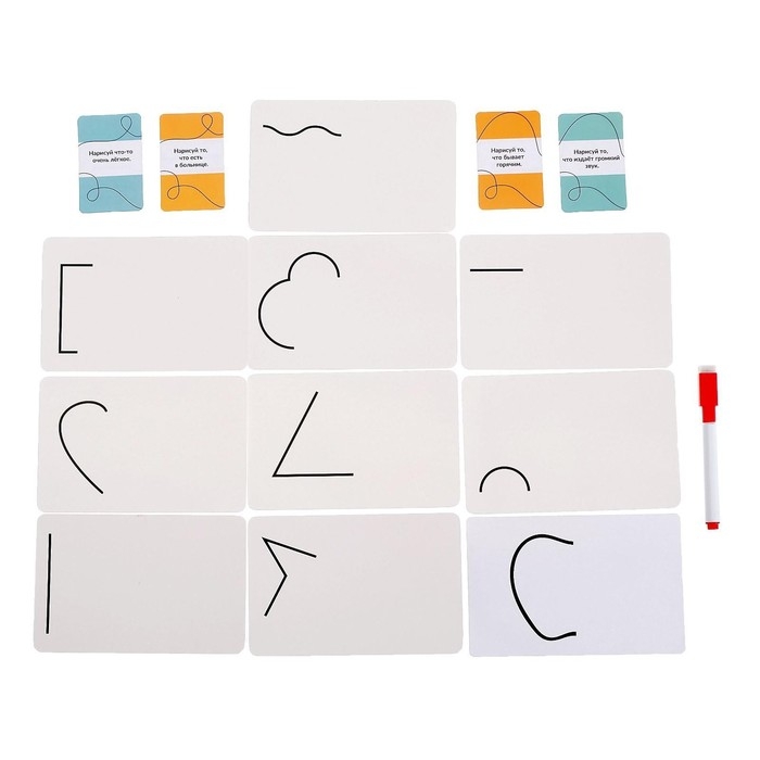 Настольная игра на угадывание «Рисовалка»: карточки, маркеры, звонок, 2-4 игрока, 5+ Настольная игра на угадывание «Рисовалка»: карточки, маркеры, звонок, 2-4 игрока, 5+