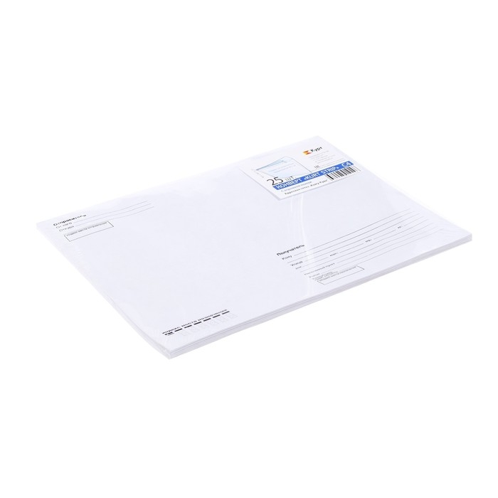 Набор конвертов С4 229 х 324 мм, поле Набор конвертов С4 229 х 324 мм, поле "Кому-куда", без окна, отрывная лента, внутренняя запечатка, 90 г/м2, 25 штук