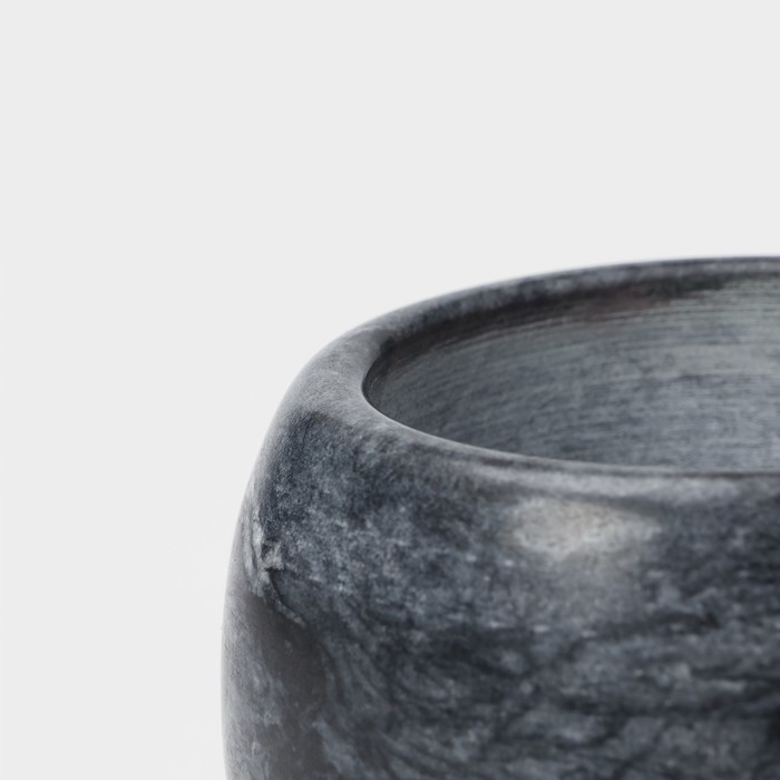 Ступка с толкушкой «Мрамор», из натурального камня Ступка с толкушкой «Мрамор», из натурального камня