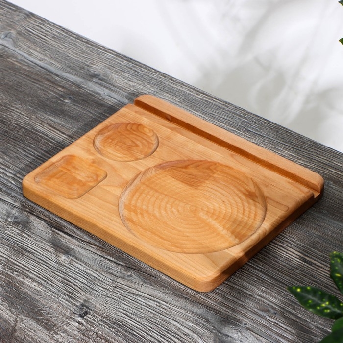 Подставка Adelica, для тарелки, кружки и телефона, 25×21×1,8 см Подставка Adelica, для тарелки, кружки и телефона, 25×21×1,8 см