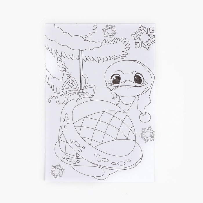 Раскраска антистресс на новый год. Открытки для вдохновения «В ожидании Нового года», А6 Раскраска антистресс на новый год. Открытки для вдохновения «В ожидании Нового года», А6