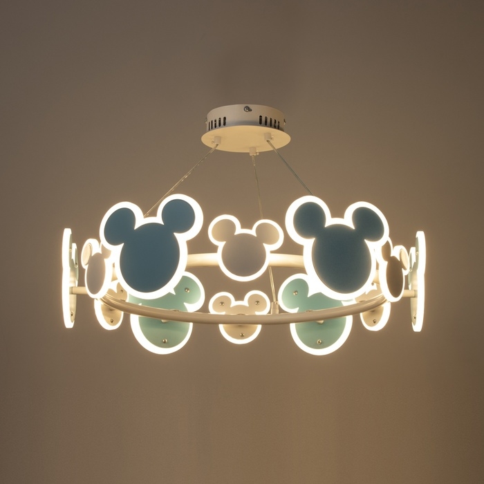 Люстра Люстра "Микки" LED 36Вт 4000К синий 58х58х60см