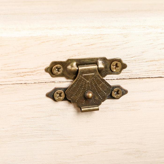 Шкатулка дерево для росписи прямоугольник Шкатулка дерево для росписи прямоугольник "Орех" 9х5х6 см