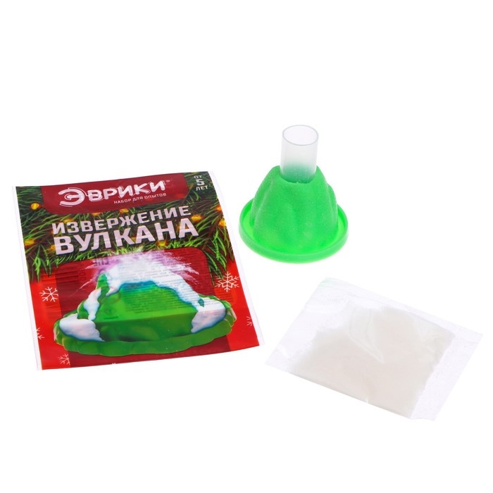 Набор для опытов «Извержение вулкана», снежная лава Набор для опытов «Извержение вулкана», снежная лава