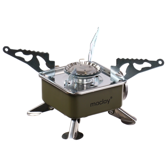 Плита газовая Maclay Краб 15 х 15 х 9 см для кемпинга Плита газовая Maclay Краб 15 х 15 х 9 см для кемпинга