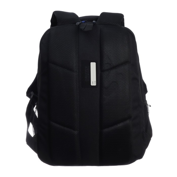 Рюкзак молодёжный 42 х 31 х 22 см, Grizzly, эргономичная спинка, отделение для ноутбука, чёрный Рюкзак молодёжный 42 х 31 х 22 см, Grizzly, эргономичная спинка, отделение для ноутбука, чёрный