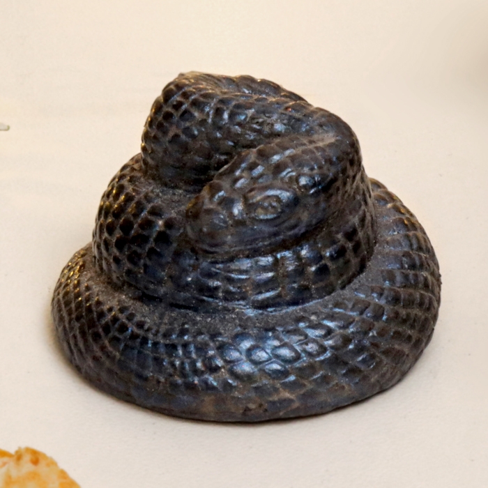 Новый год. Символ 2025. Фигура Новый год. Символ 2025. Фигура "Змейка малая" синий лунный, 4х4х2см