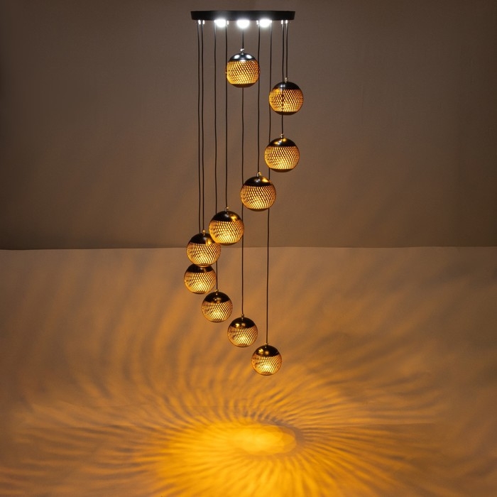 Каскад Каскад "Билли" 10LED+3LED 79Вт ПДУ черный 40х40х200см BayerLux