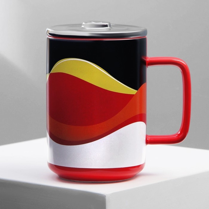 Кружка керамическая «Энерджайзер», 250 мл, цвет красный Кружка керамическая «Энерджайзер», 250 мл, цвет красный