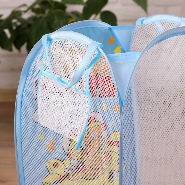 Корзина для хранения игрушек  Корзина для хранения игрушек "Любимые игрушки" с ручками, 34×34×57 см