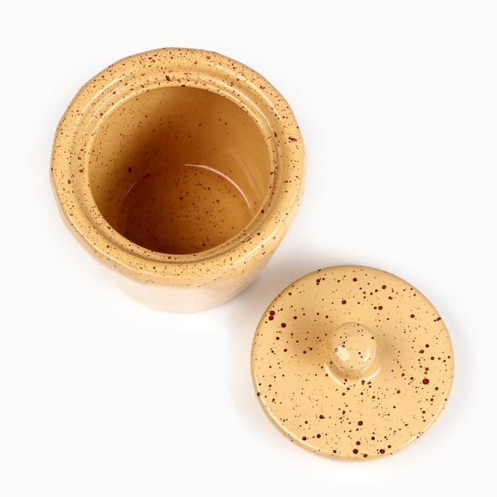 Сахарница Сахарница "Ностальгия кофейная" 0,2л / 9х9см, каракум