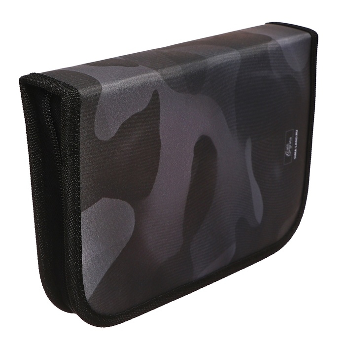 Пенал 3 секции, вкладка внутри, 140 х 210 х 40 мм, тканевый, Calligrata TOP Block  Пенал 3 секции, вкладка внутри, 140 х 210 х 40 мм, тканевый, Calligrata TOP Block "Камуфляж"