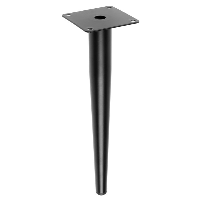 Опора мебельная CAPPIO OP08,h=300 мм,толщ площ 1,8,  цвет  матовый черный Опора мебельная CAPPIO OP08,h=300 мм,толщ площ 1,8,  цвет  матовый черный