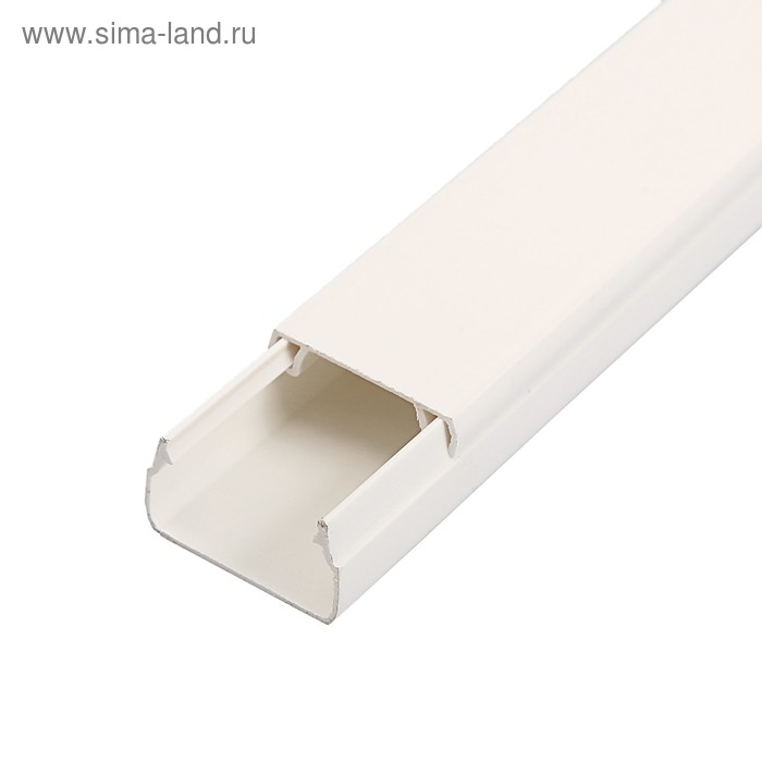 Кабель-канал IEK ECOLINE, 25х16 мм, L=2000 мм, пластик, белый Кабель-канал IEK ECOLINE, 25х16 мм, L=2000 мм, пластик, белый