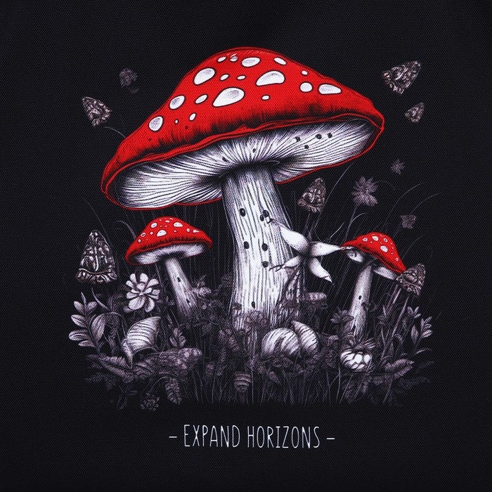 Сумка шопер «Расширяй горизонты», 35х0.5х40 см, отд без молнии, без подклада, чёрная Сумка шопер «Расширяй горизонты», 35х0.5х40 см, отд без молнии, без подклада, чёрная