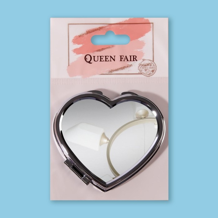 Зеркало складное, 7 × 6 см, цвет серебристый Зеркало складное, 7 × 6 см, цвет серебристый