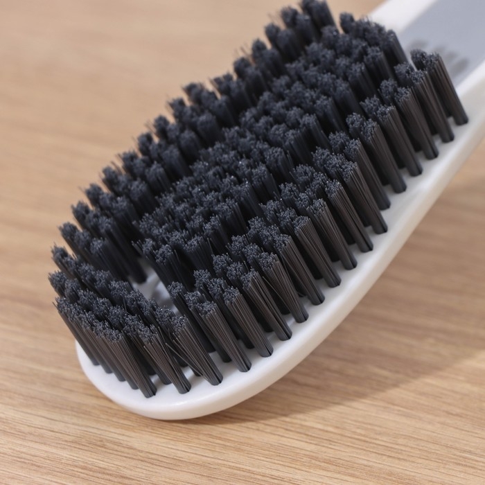 Щетка с ручкой Доляна, с дополнительной щёткой для узких мест, 19,6×5×3 см, щетина 1,6 см Щетка с ручкой Доляна, с дополнительной щёткой для узких мест, 19,6×5×3 см, щетина 1,6 см