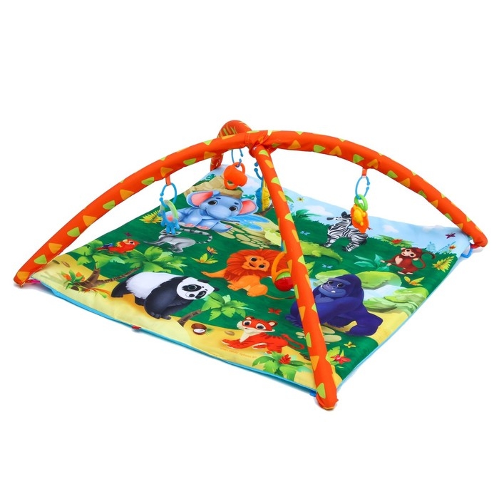 Развивающий коврик с дугами «Африка», 85х85 см, Крошка Я Развивающий коврик с дугами «Африка», 85х85 см, Крошка Я