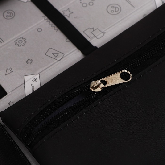 Пенал 1 секция 140 х 210 х 40 мм, откидной карман и косметичка, тканевый, Calligrata TOP Content  Пенал 1 секция 140 х 210 х 40 мм, откидной карман и косметичка, тканевый, Calligrata TOP Content "Хомячок"