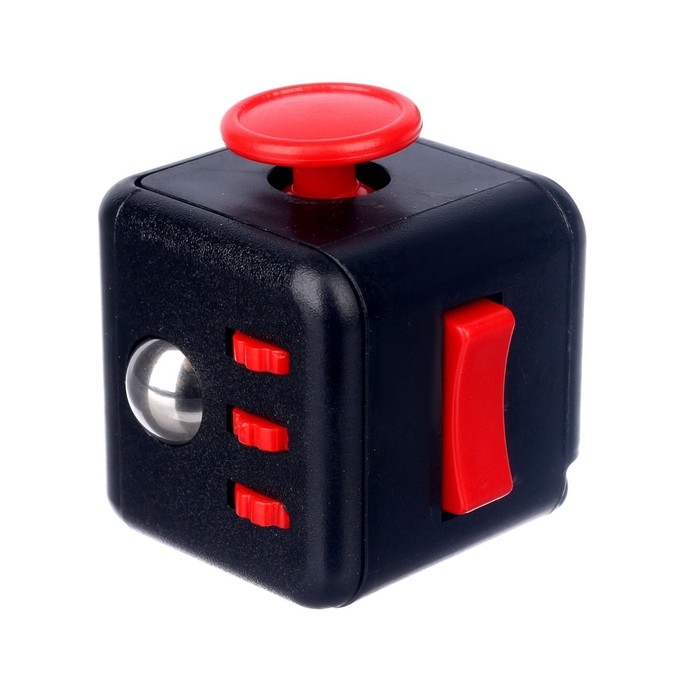 Фиджет кубик антистресс «100% спокойствие», МИКС, в шоубоксе Фиджет кубик антистресс «100% спокойствие», МИКС, в шоубоксе