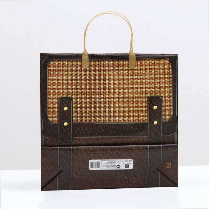 Пакет  Пакет "Портфель", мягкий пластик, 30 x 30 см, 120 мкм