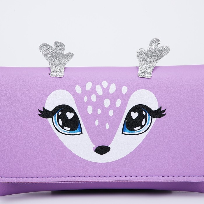 Сумка поясная конверт «Оленёнок» , 19х11 см Сумка поясная конверт «Оленёнок» , 19х11 см