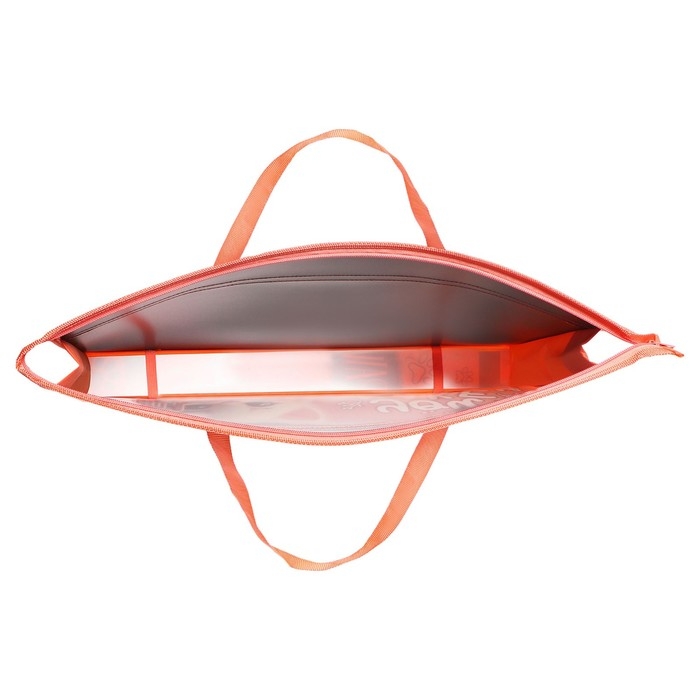 Папка А3 с ручками, пластик, молния сверху, 470 х 335 мм, ПМ-А3-26 Папка А3 с ручками, пластик, молния сверху, 470 х 335 мм, ПМ-А3-26 "Кошачьи прятки" розовый